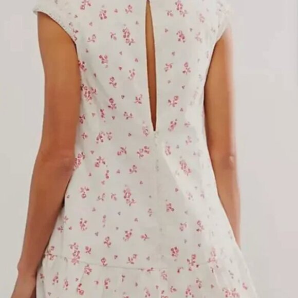 Nwot- Free People Beasley Mini Dress- size Large - Picture 5 of 6